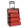 Werkzeugtrolley, 4fach 1.1.2.2 rot