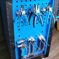 Wall hooks, hook set, tool holder, workshop trolley accessories